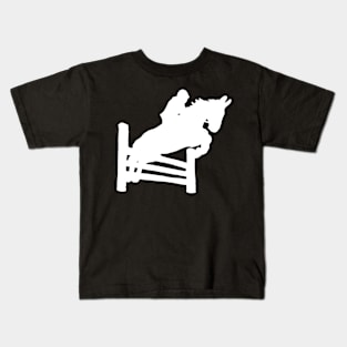 showjumping horse Kids T-Shirt